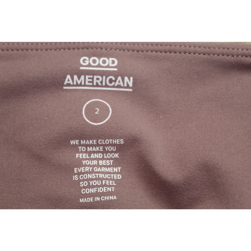 Good American Core Strength Leggings Dusk Rose Gold Leopard Print Size 2 - Picture 7 of 7